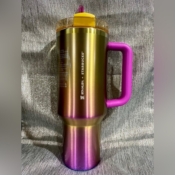 STANLEY QUENCHER SPECIAL SUMMER 2024 Sunset Gradient Starbucks x Stanley 40 oz! - Picture 5 of 10